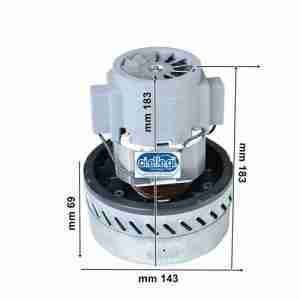 Motore per aspirapolvere/liquidi